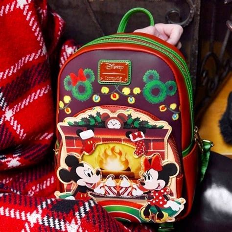 Loungefly Bags Loungefly X Disney Mickey Minnie Hot Cocoafireplace Mini Backpack Poshmark