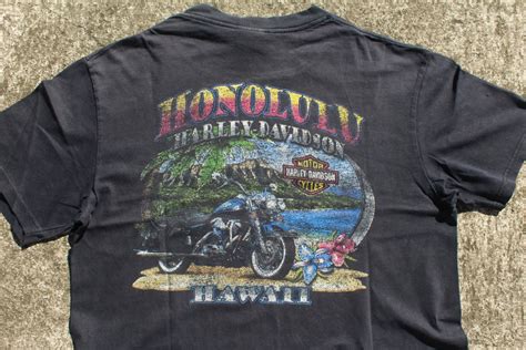 Harley Davidson Honolulu Hawaii Men S Fashion Tops Sets Formal