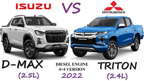 Isuzu D Max Vs All New Mitsubishi Triton Which One Is Better Youtube