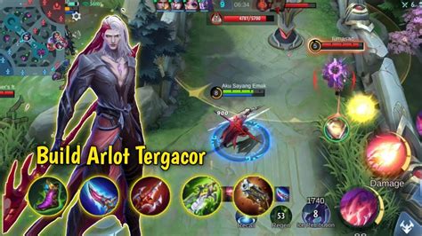 Gameplay Build Arlot Terkuat New Hero Mobile Legend Youtube