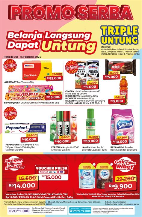 Terbaru Hari Ini Promo Alfamart Hari Ini Cek Harga Tebus Murah Dan