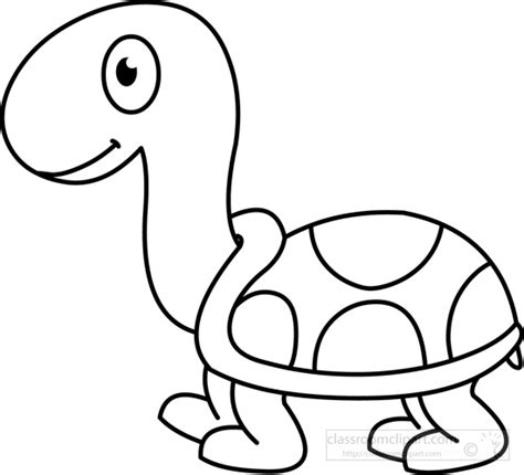 Turtle Outline Clip Art - ClipArt Best