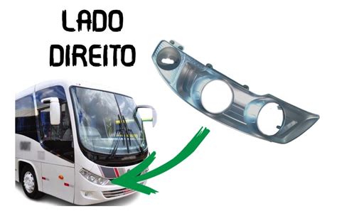 Moldura Caixa Farol Nibus Comil Campione Gold Versatile Ld Stop Bus