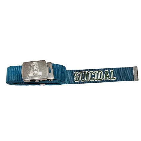 Suicidal Tendencies ST Logo Belt Teal Green HHV