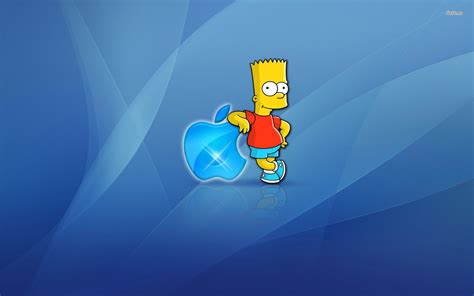 🔥 Free Download Wallpaper Simpsons Homer Simpson Apple Logo By