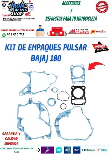 Kit De Empaques Para Pulsar Bajaj Cuotas Sin Inter S