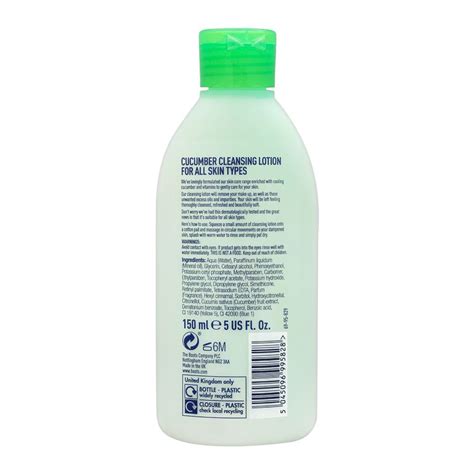 Buy Boots Cucumber Cleansing Lotion All Skin Types 150ml Online At