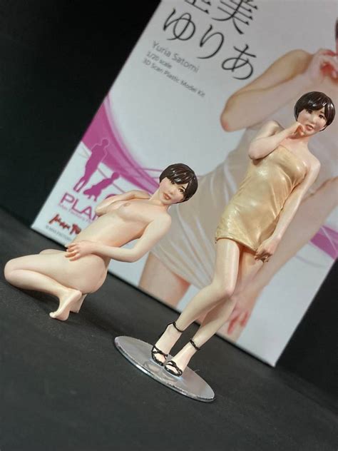 プラマックス PLAMAX 〇 里美ゆりあ 2体セット Naked Angel 1 20 完成品 3D Scan PS製 組み立て式