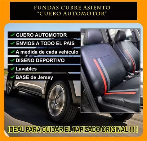 Fundas Cubre Asientos Cuero Automotor Sport Toyota Hilux En Venta En