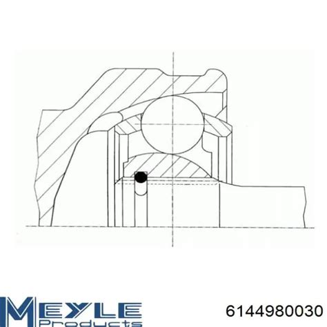 Junta homocinética exterior delantera para Opel Zafira B A05 Barato