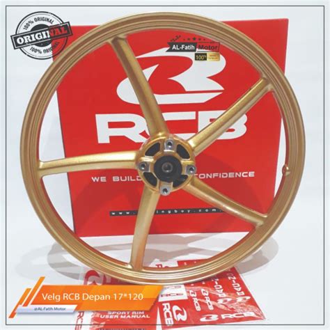 Jual VELG RCB DEPAN UNIVERSAL SP522 GOLD UK 120 RING 17 Palang 5