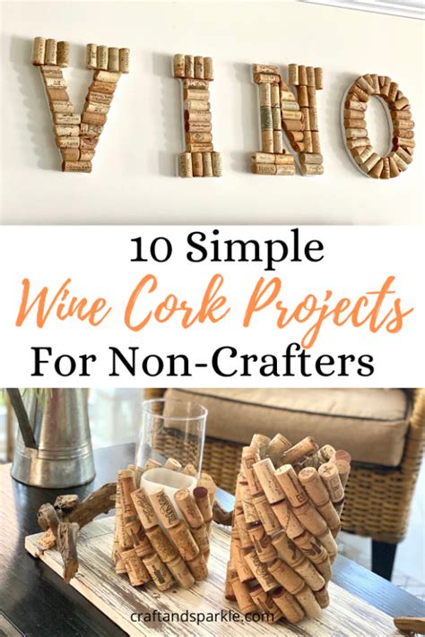 10 Incredibly Easy Wine Cork Projects Craft And Sparkle