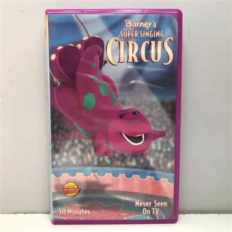 Barney Super Singing Circus Vhs