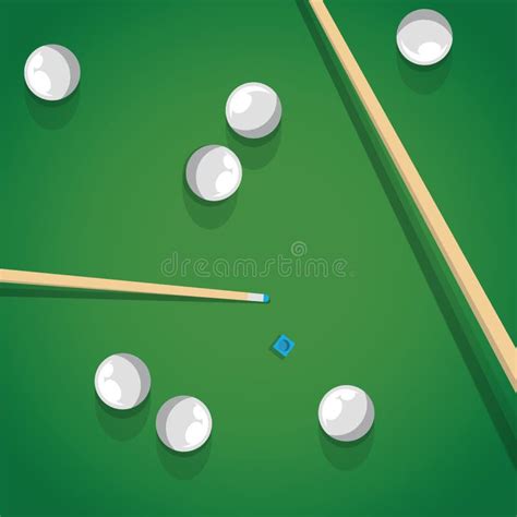 Billiard Table Top View Stock Illustrations 420 Billiard Table Top