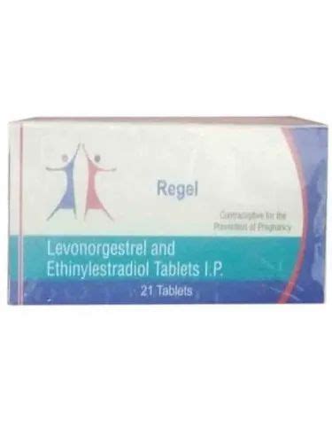 Regal Levonorgestrel Ethinylestradiol Tablets For Hospital Packaging