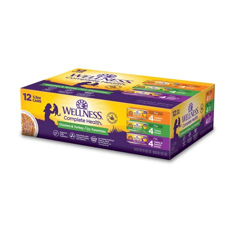 Wellness® Complete Health® Pate Favorites Adult Cat Wet Food Variety ...