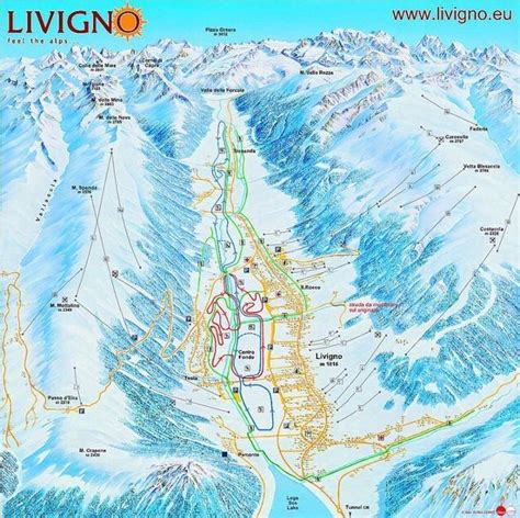 Cross Country Skiing Livigno Accommodation And Ski Chalets On The Piste