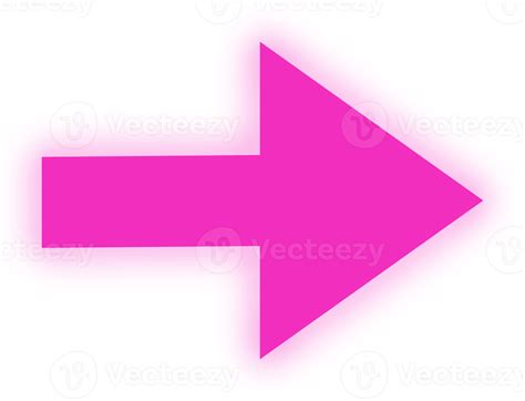 Neon Pink Arrow 18745791 Png