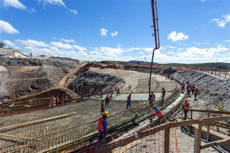 Large Construction, Bridges, Buildings, Industry Stock Image - Image of ...