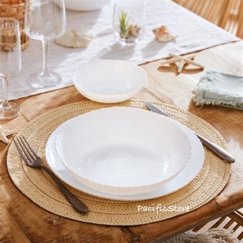 Assiette Ammonite Blanc Pacific Store