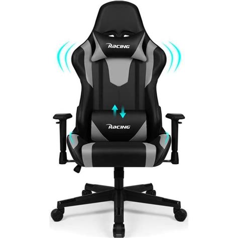 Chaise Gaming Charge Kg Fauteuil Gamer Ergonomique Assise De Cm