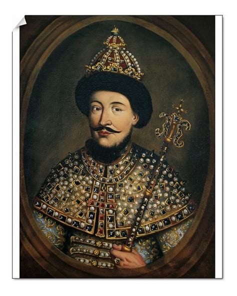 Print of Portrait du tsar Alexis I Mikhailovitch de Russie, dit le tsar ...