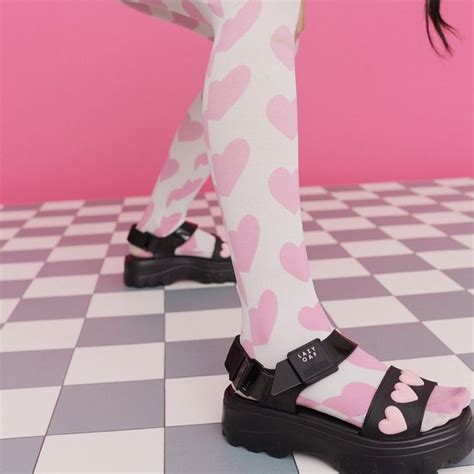 Lazy Oaf X Melissa Black Pink Kick Off Sandal Sandals Uk Sandals