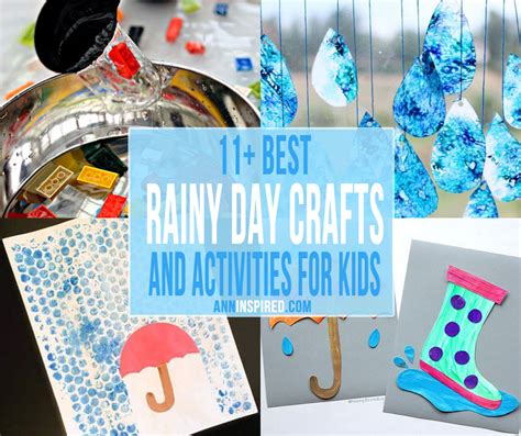 11 Rainy Day Crafts and Activities for Kids | Ann Inspired