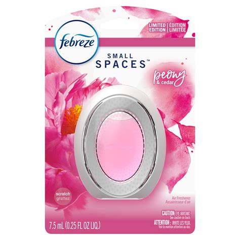 Febreze Odor Eliminating Small Spaces Air Freshener Peony And Cedar 1