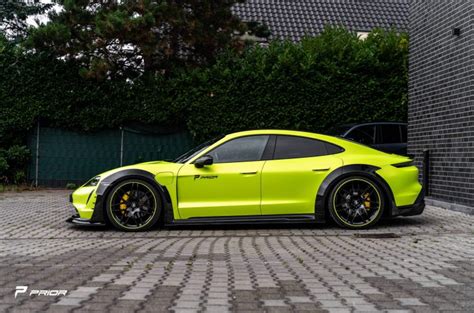 Porsche Taycan Tuning Prior Design PD TE Widebody Aerodynamik Kit