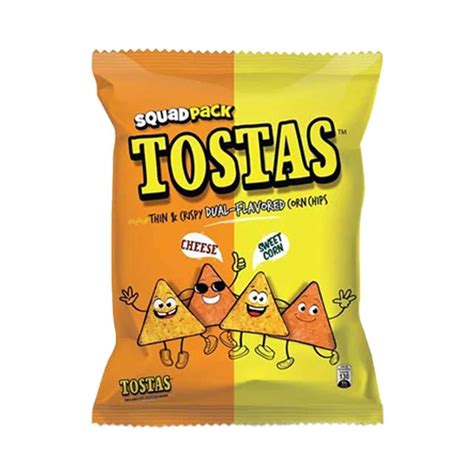 Tostas Cheese And Sweet Corn Squad Pack 95g