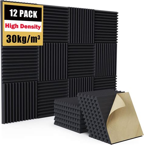 Amazon Pack Acoustic Panels X X Inches Acoustic Foam