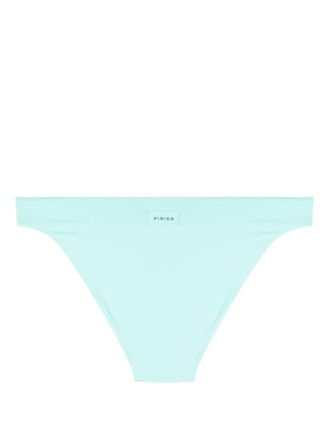 Fisico Logo Patch Bikini Bottoms Farfetch