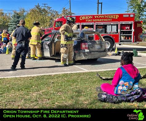 Open House Gives Families Firsthand Look At Orion Fire Department