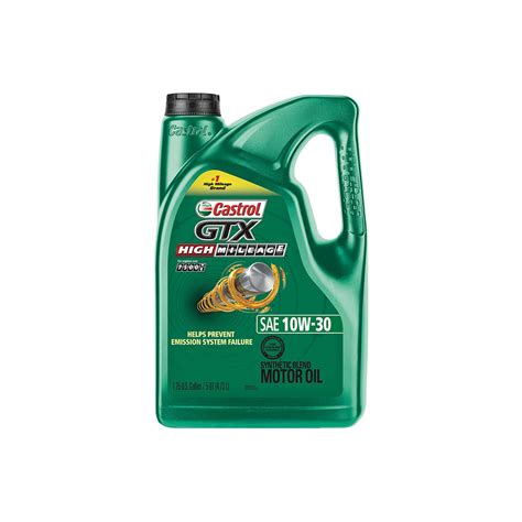 Castrol Gtx High Mileage W Synthetic Blend Motor Oil Qt Mobimax