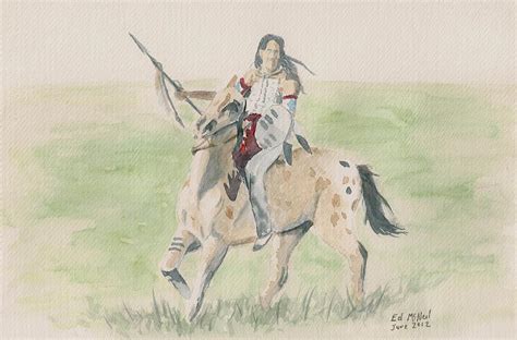 Blackfoot Warrior Painting