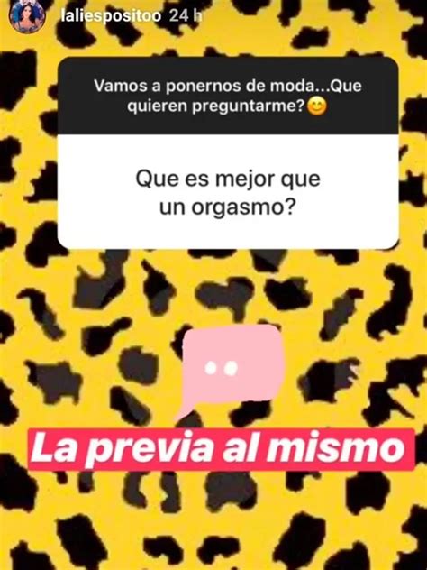 La Confesión Hot De Lali Espósito A Sus Seguidores Sobre Su Intimidad