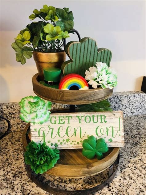 3 Tier St Patricks Day Tray Diy Cuteness