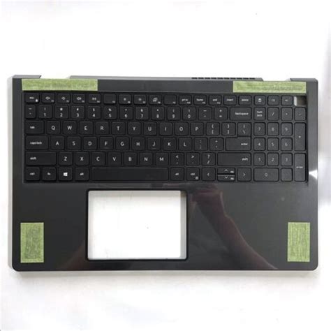 New Palmrest Upper Case W Us Nbl Keyboard For Dell Inspiron