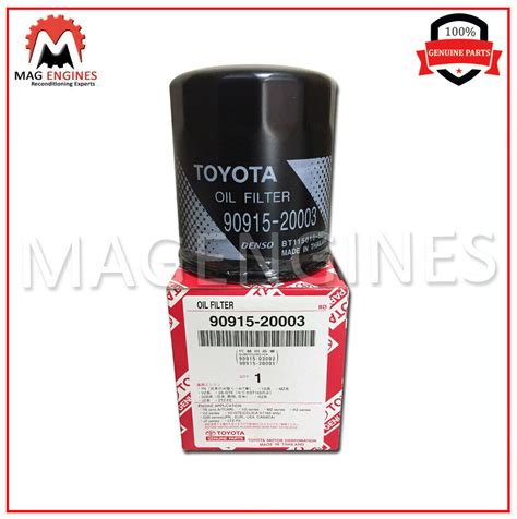 Toyota Cross Reference Oil Filters Oilfilter