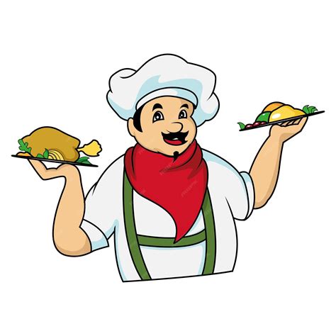 Chef de panadería | Vector Premium