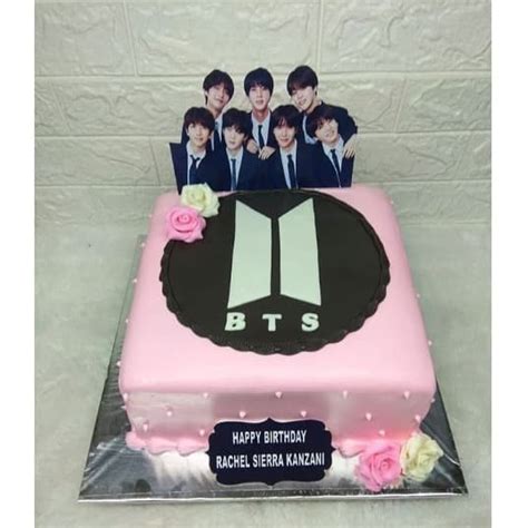 Bts Logo Cake Simple