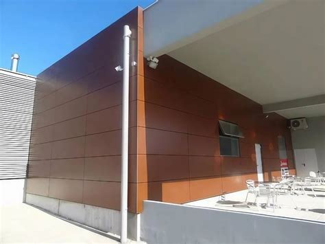 Wood Brown Calvados Exterior HPL Cladding Thickness Standard At Best