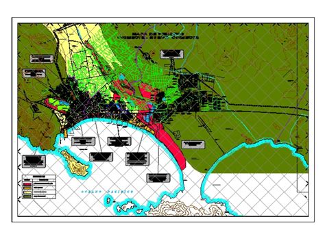 Chimbote Hazard Map Peru In Autocad Cad Mb Bibliocad