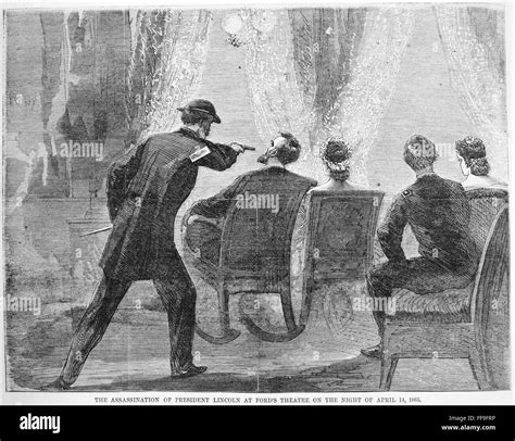 Lincoln Assassination Nthe Assassination Of President Abraham Lincoln By John Wilkes Booth At