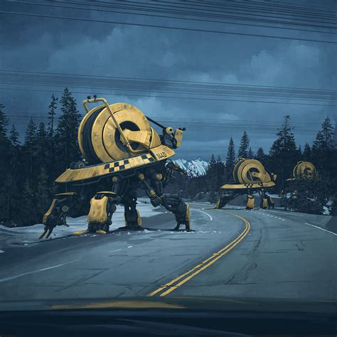 Simon Stålenhag Electric State Futuristic Art Sci Fi Concept Art