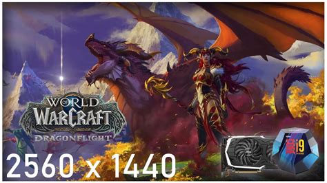 World Of Warcraft Dragonflight 2K I9 9900k RTX 2070 Ultra