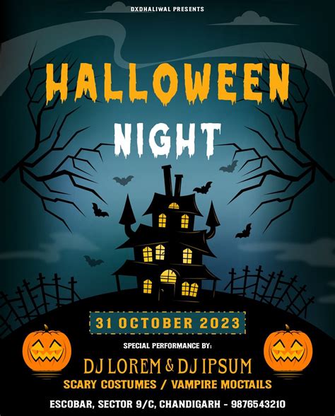 Halloween Party Poster :: Behance