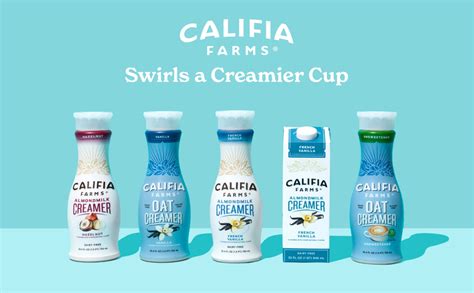 Amazon Califia Farms Cinnamon Roll Oat Milk Coffee Creamer