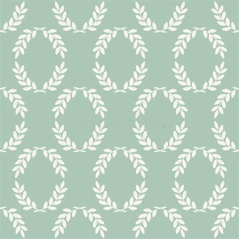 Seamless Laurel Pattern Stock Illustration Illustration Of Tile 46384785